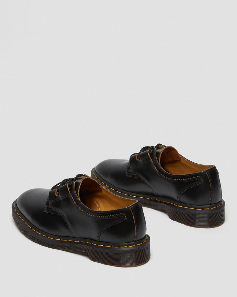 Dr Martens 1461 Ghillie Leren Oxford Schoenen Dames Zwart | NL 445PJJ